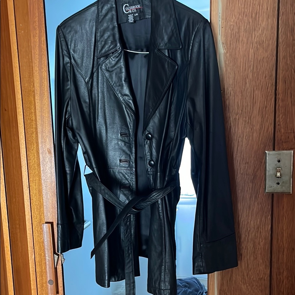 Cherokee Women's Black Leather Jacket